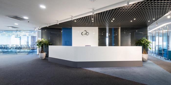 通訊科技公司辦公室裝修設計效果圖