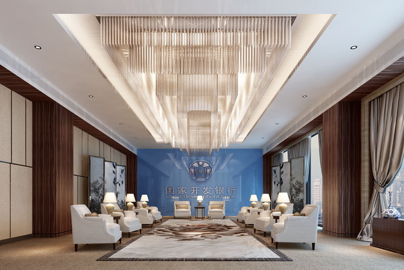 銀行接待室裝修設計效果圖