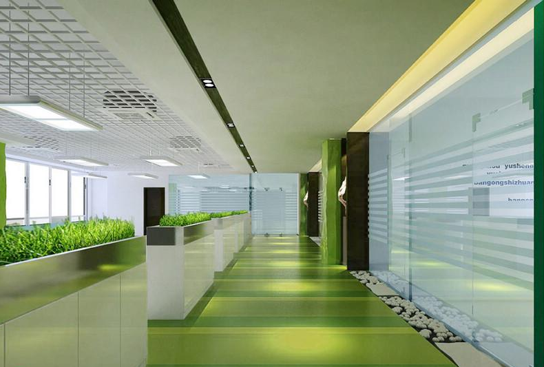辦公室環保裝修設計效果圖