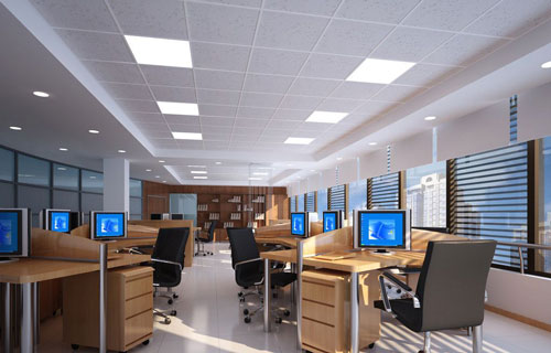 現代簡約風格辦公室家具配置