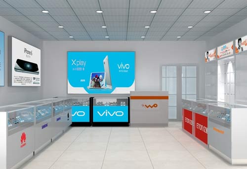 手機店燈光裝修設計效果圖
