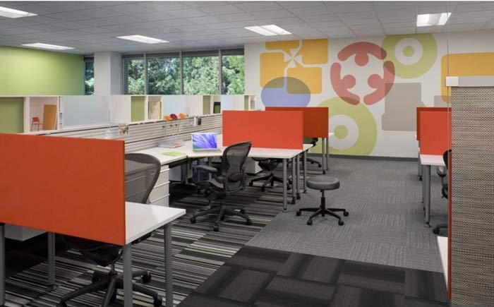 公共辦公區色彩設計