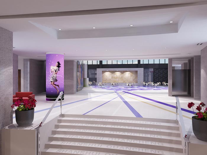 現代、古典混搭美容院接待廳裝修設計案例效果圖