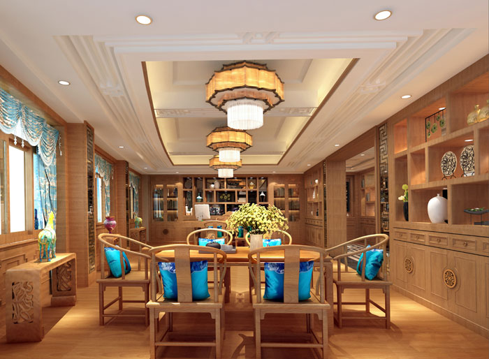 私人收藏會所包廂裝修設(shè)計案例效果圖