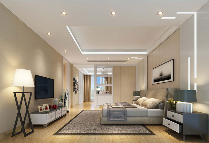 別墅臥室裝修設計案例效果圖