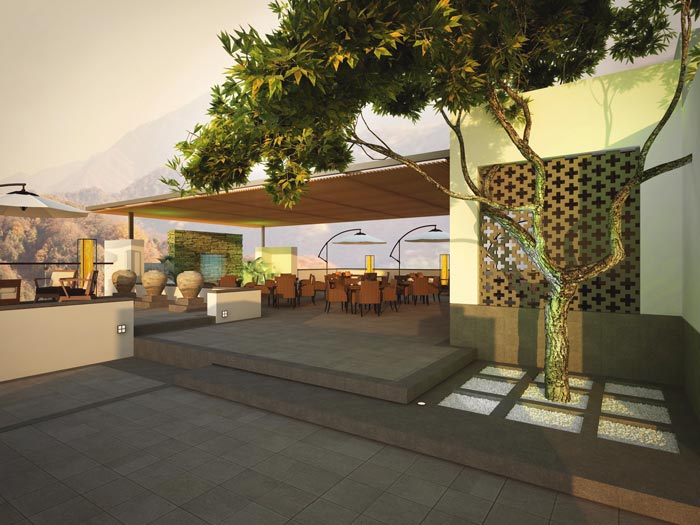 特色度假酒店天臺接待裝修設(shè)計(jì)案例