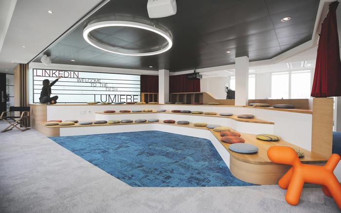 互聯網公司辦公室休息區域裝修設計案例效果圖