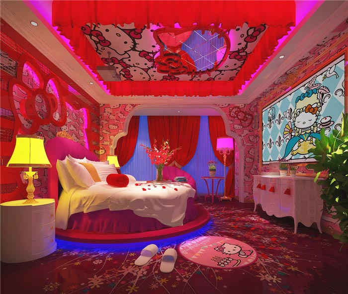 情侶主題酒店裝修設計案例