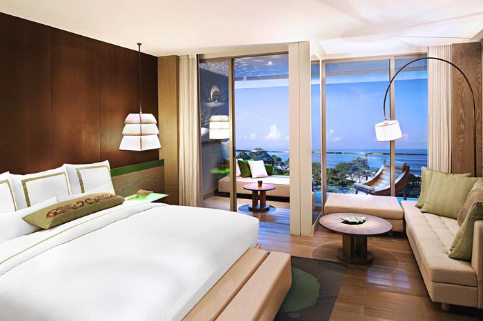 度假村酒店套間客房裝修設計案例效果圖