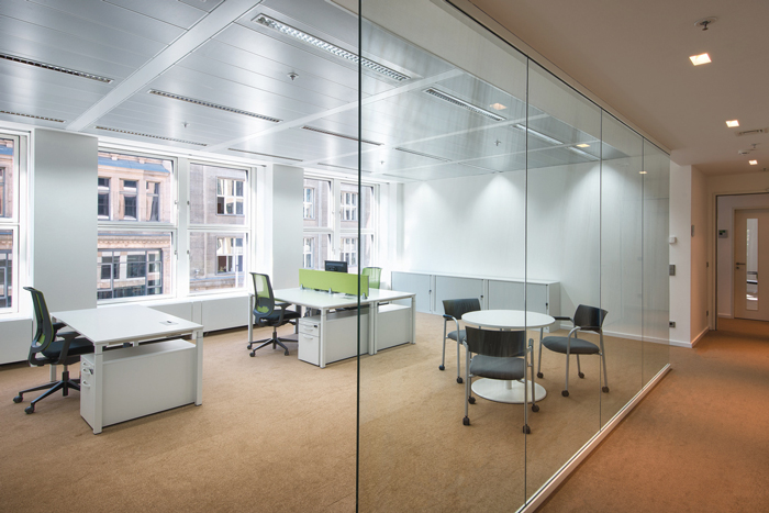 制藥公司辦公室辦公區域裝修設計案例效果圖