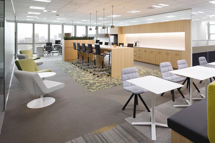 醫藥中心辦公室茶水間裝修設計案例效果圖