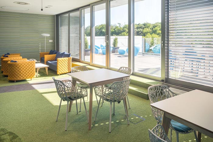 軟件開發公司辦公室休息區域裝修設計案例效果圖