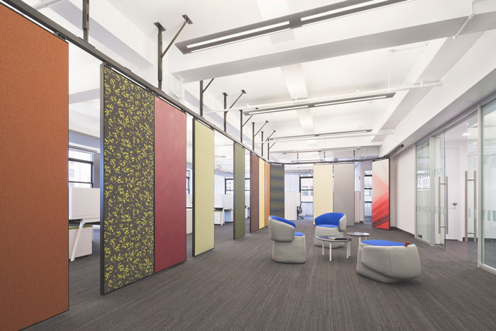 服裝公司辦公室接待區域裝修設計案例效果圖