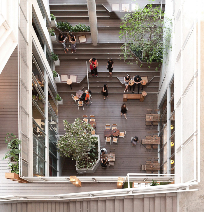 聯合辦公休息區域效果圖