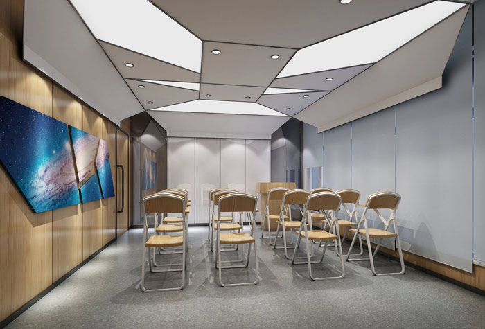 右腦開發教育機構小教室裝修設計案例效果圖