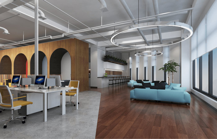 企業孵化辦公區效果圖