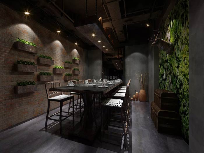 特色主題餐廳就餐區裝修設計效果圖