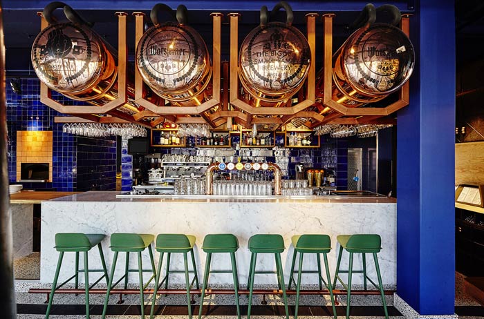 烤肉店裝啤酒罐修設計效果圖