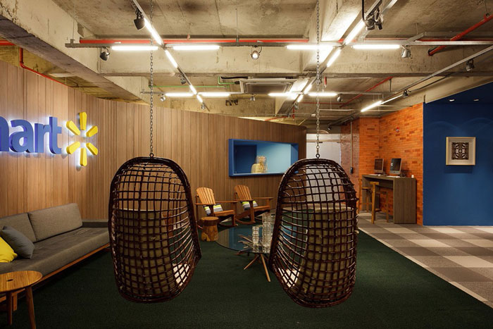 百貨公司辦公室接待區裝修設計效果圖