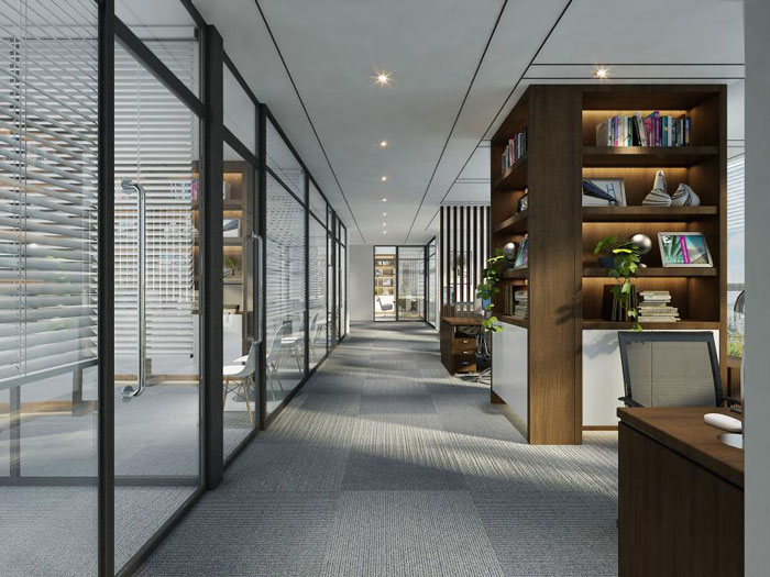 杭州良渚辦公室辦公區裝修設計效果圖