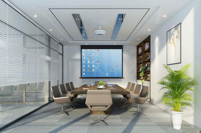 杭州良渚辦公室會議室裝修設計效果圖
