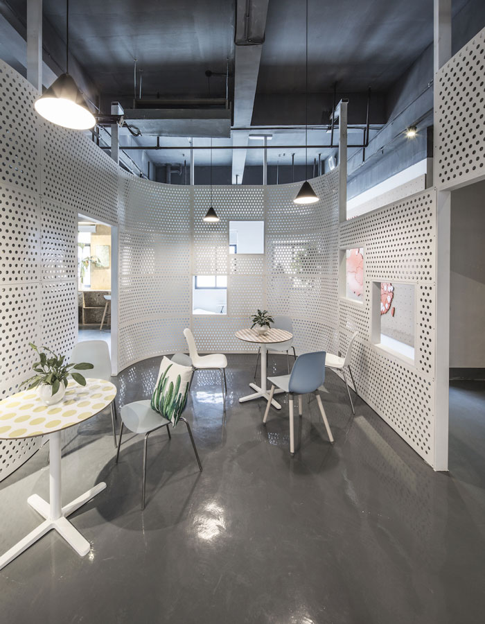 800平方辦公室洽談區裝修設計效果圖