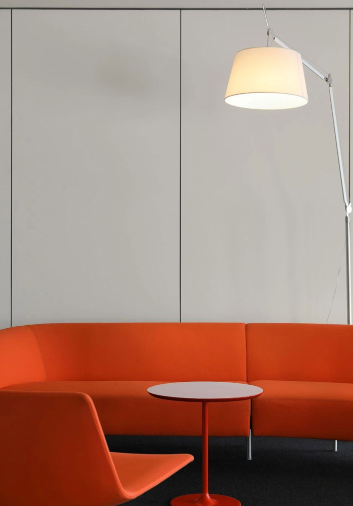 企業總部辦公樓接待區細節裝修設計效果圖