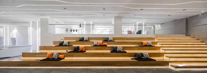 智慧辦公室休息區裝修設計效果圖