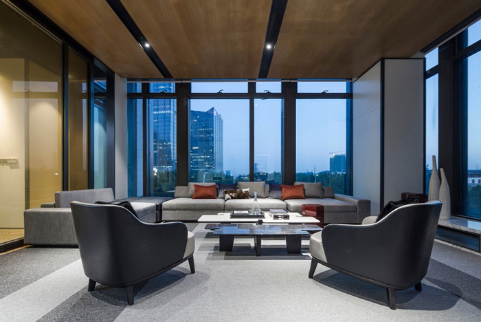 互聯網企業辦公室休息區裝修設計效果圖