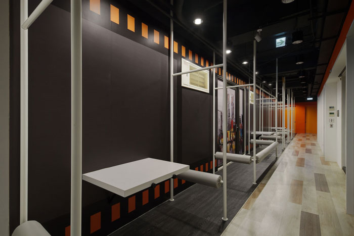 娛樂文化公司辦公室走廊裝修設計效果圖