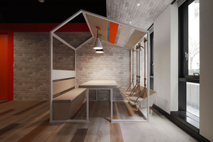 娛樂文化公司辦公室辦公區裝修設計效果圖