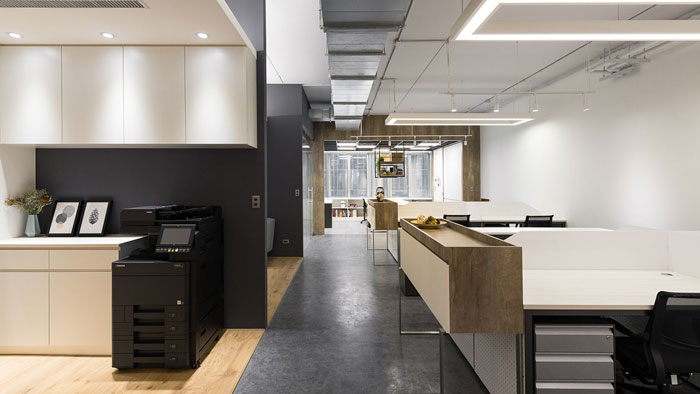 科技公司辦公室辦公區裝修設計效果圖