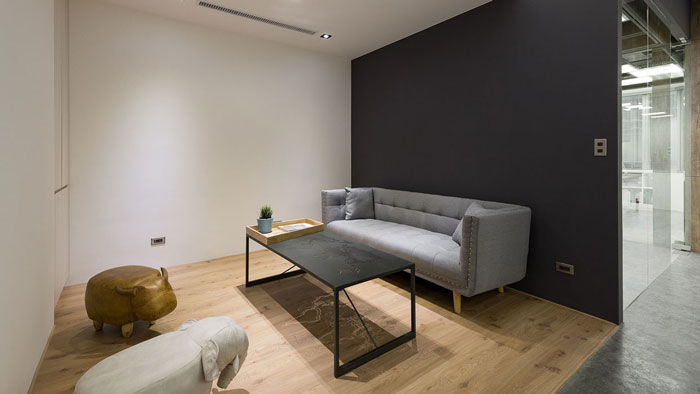 科技公司辦公室洽談區裝修設計效果圖