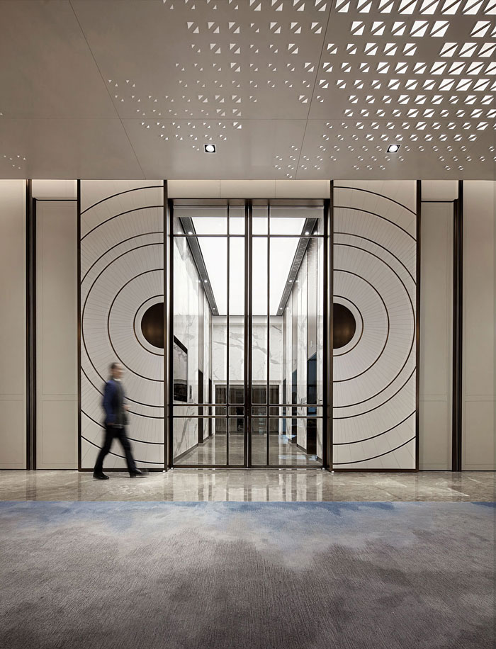 藥業(yè)公司辦公室大廳裝修設計效果圖