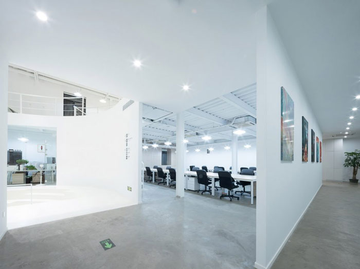 電影影視工作室辦公區裝修設計效果圖