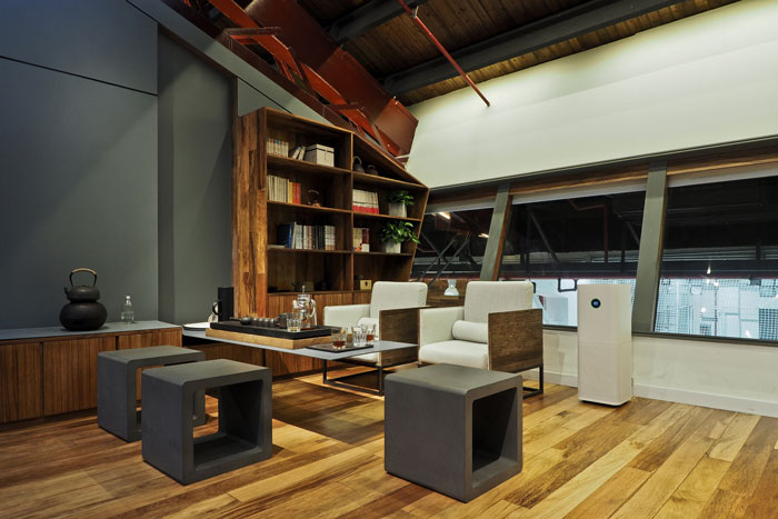 實業投資公司總經理辦公室裝修設計效果圖