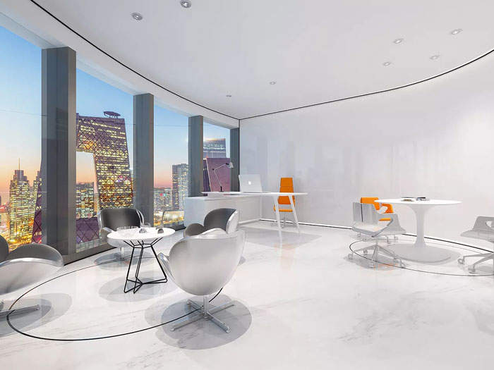 集團辦公室休息區(qū)裝修設計效果圖