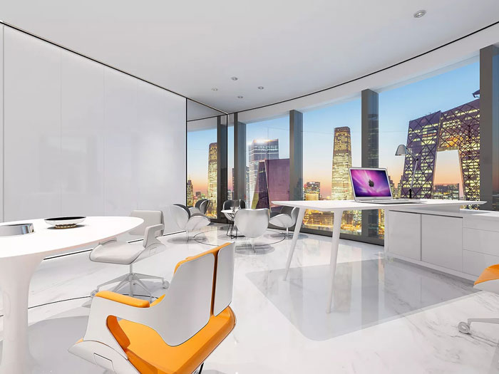 集團辦公室休息區(qū)裝修設計效果圖