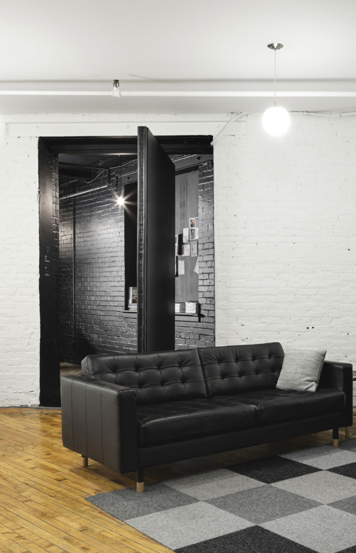 工業風格辦公室接待區裝修設計效果圖