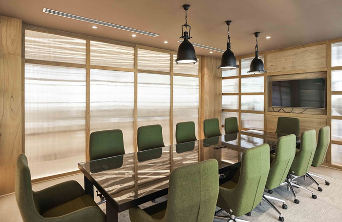 管道公司辦公室會議室裝修設計效果圖