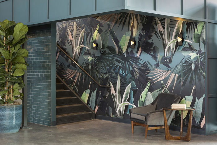 4000平方辦公室樓梯裝修設計效果圖