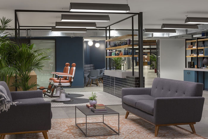 4000平方辦公室休息區(qū)裝修設計效果圖