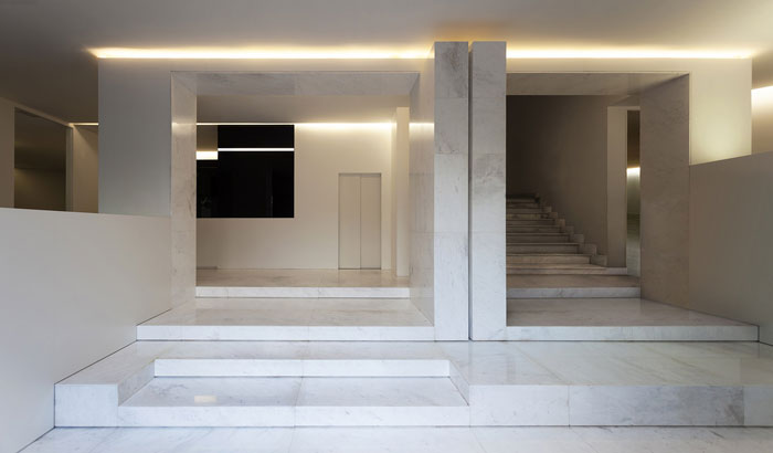 辦公樓入口門(mén)廳裝修設(shè)計(jì)效果圖