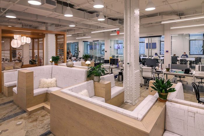 時尚辦公空間辦公區裝修設計效果圖