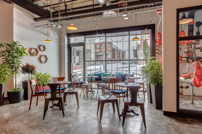 策劃公司辦公室進門區裝修設計效果圖