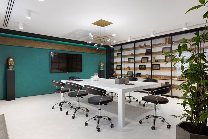 現代辦公室交流區裝修設計效果圖