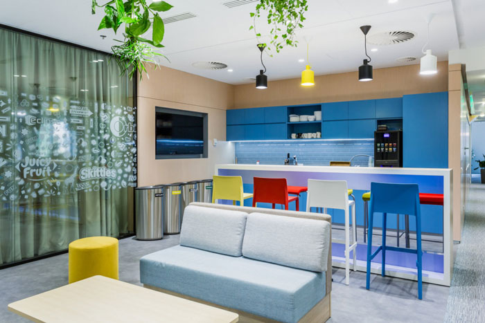 環保辦公室茶水間裝修設計效果圖