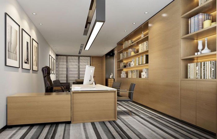 杭州勾莊經理辦公室裝修設計效果圖