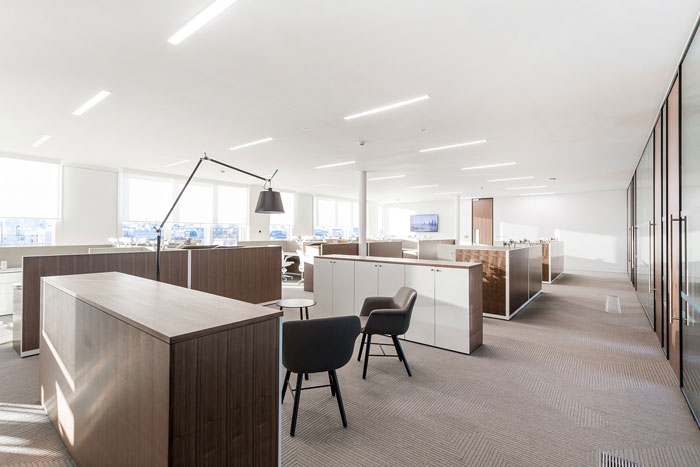 金融風投公司辦公室辦公區裝修設計效果圖