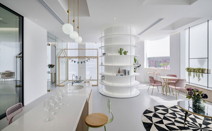 美容機(jī)構(gòu)辦公室裝修設(shè)計(jì)效果圖